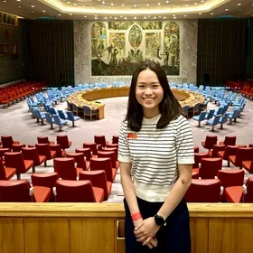 Arianne See at the United Nations Headquarters