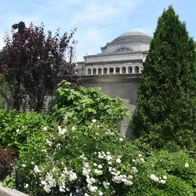 Columbia Morningside campus in summer