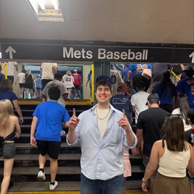 Yigit Akan at the Mets game