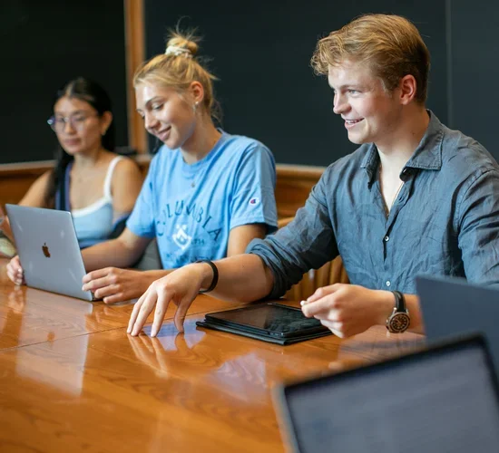 Visiting Student program attendees in lecture