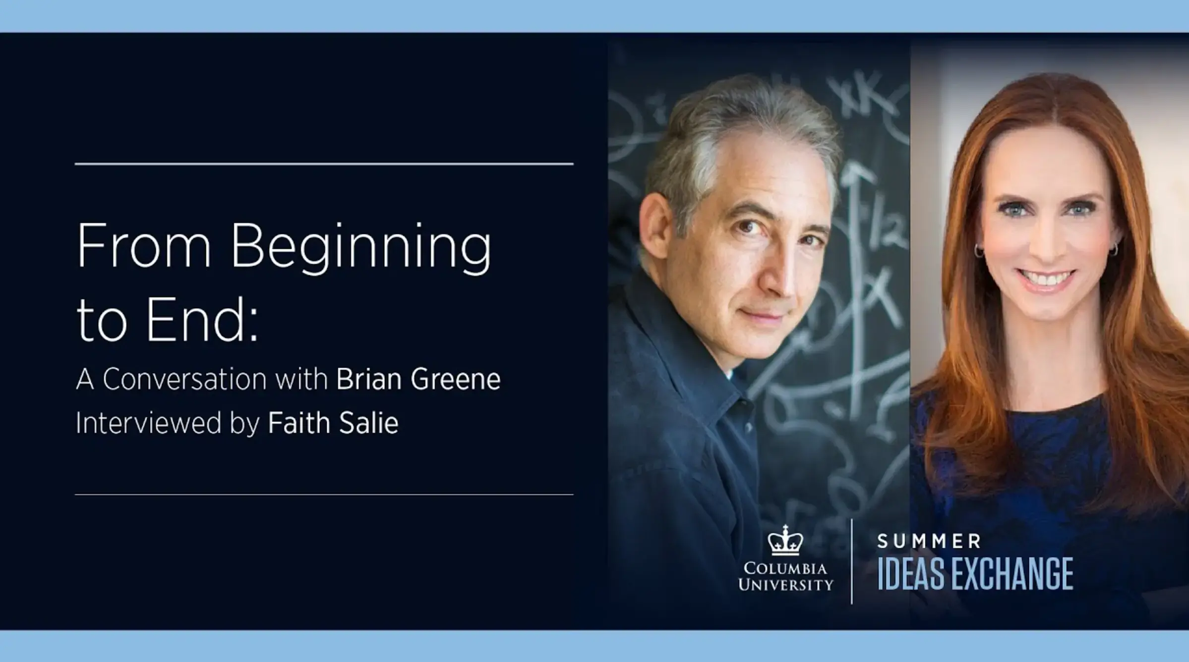 From Beginning to End: A Conversation with Brian Greene