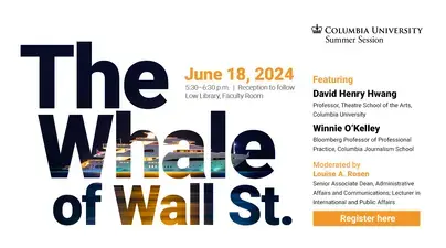 The Whale of Wall St. Event Flyer