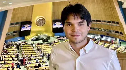 A visit to the U.N. General Assembly Hall.