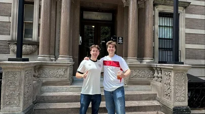 My friend and I were in the World Cup spirit! Though I have watched plenty of World Cups before, I never had the chance to experience the tournament in a host country.