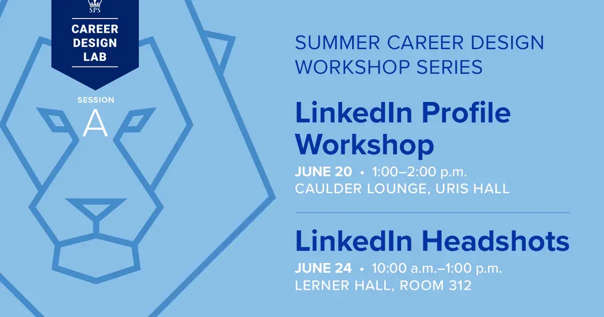 Creating a Dynamic LinkedIn Profile: Career Design Workshop Series